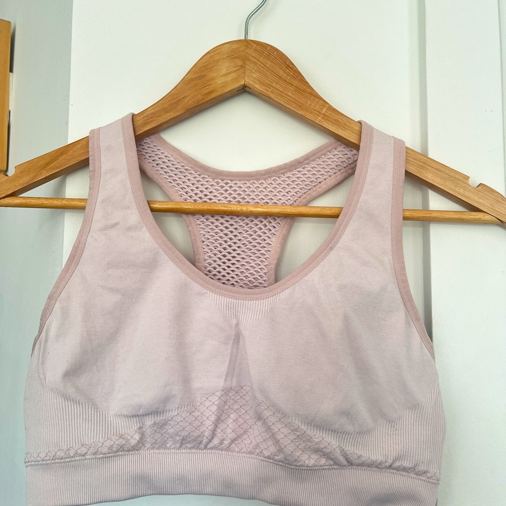 #68 Forever 21 baby pink sports bra
